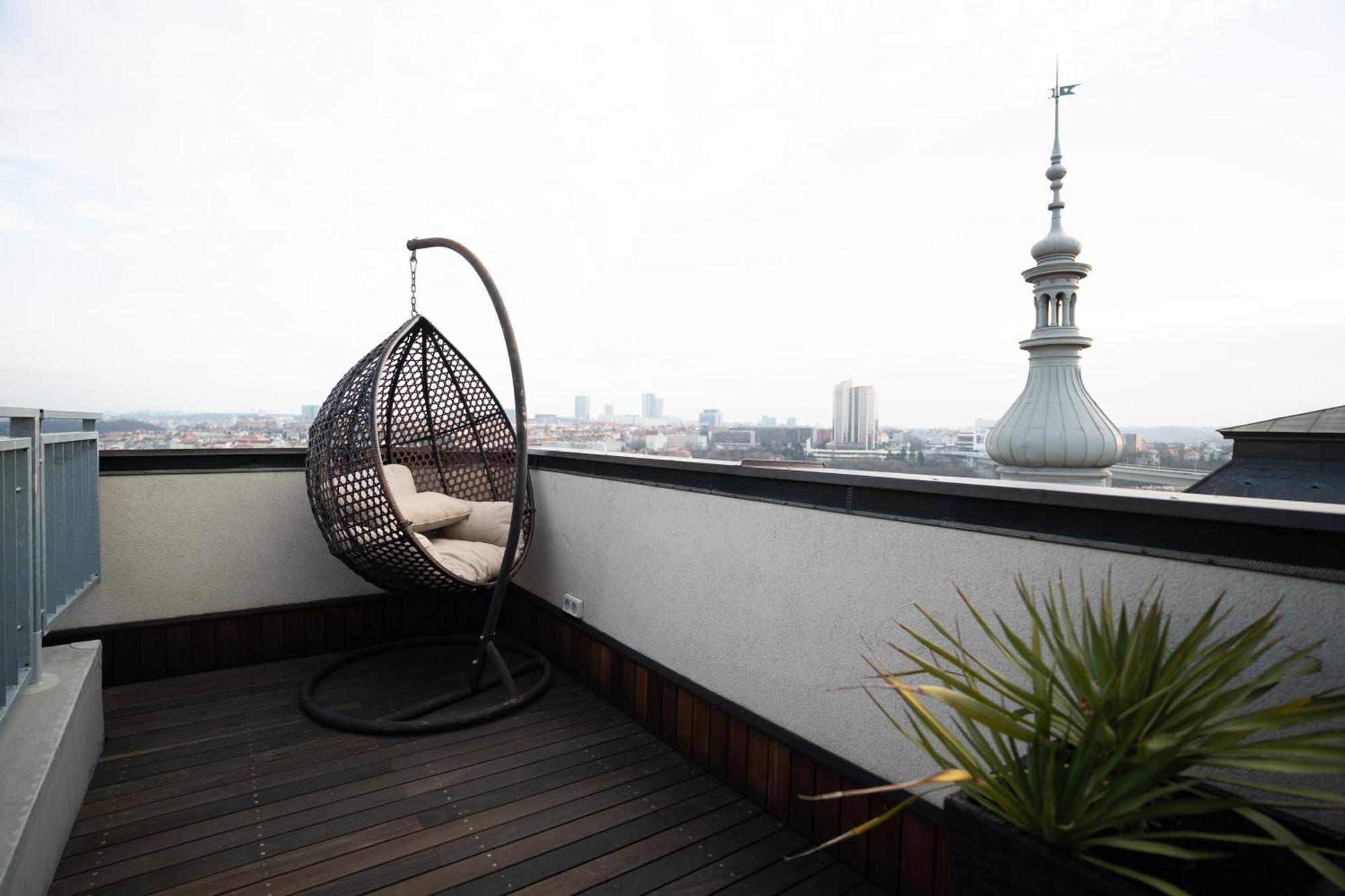 Luxury Rooftop Appartment With Fantastic Views Prague Ngoại thất bức ảnh